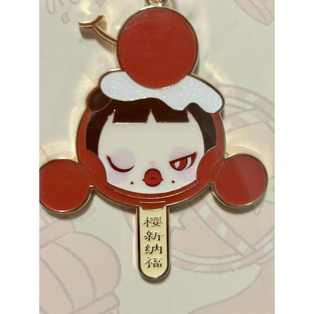 Skullpanda Keychain Metal Popsicle Red Pop Mart